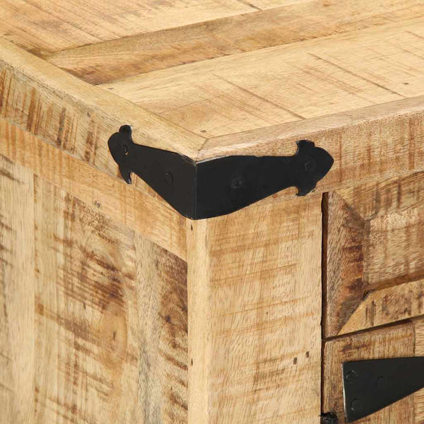 Couchtisch Braun Mango Massivholz 90x50 cm