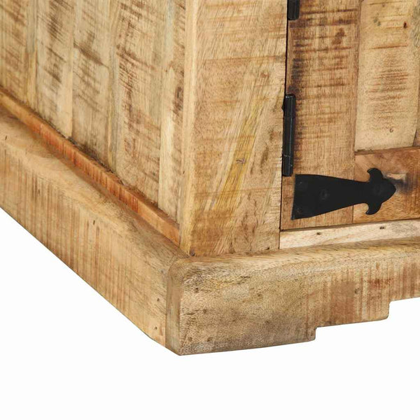 Couchtisch Braun Mango Massivholz 90x50 cm