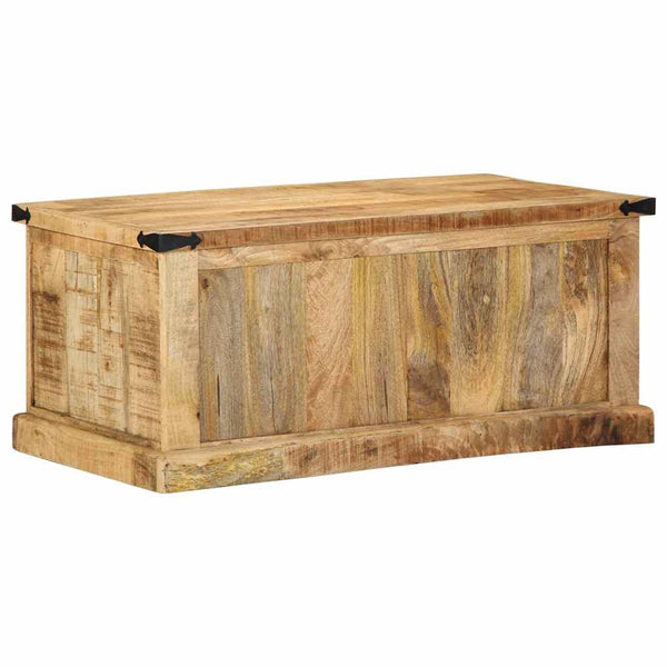 Couchtisch Braun Mango Massivholz 90x50 cm