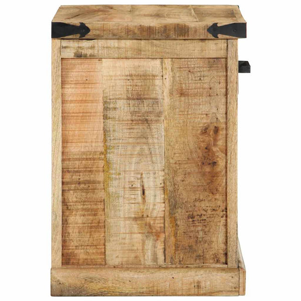 Bank mit Schubladen Braun Mango Holz