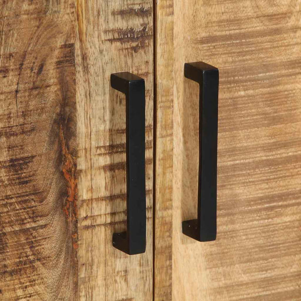 Nachttisch 2er Set Braun Schwarz 50x30x45cm