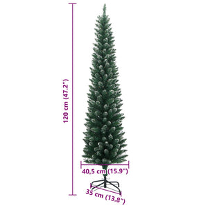 Schlanker LED-Weihnachtsbaum 120cm