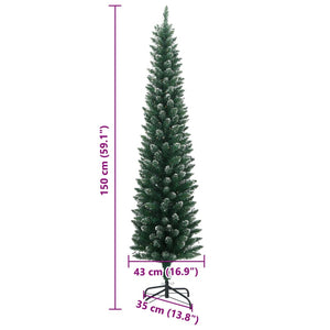 Schlanker LED-Weihnachtsbaum, 150 cm