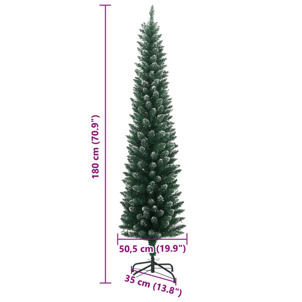 Schlanker LED-Weihnachtsbaum, 180 cm