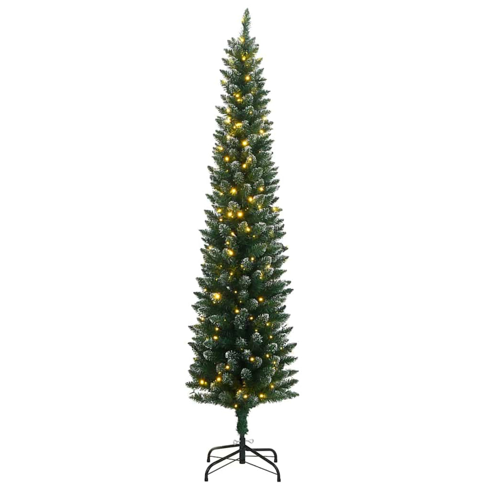 Schlanker LED-Weihnachtsbaum 210cm