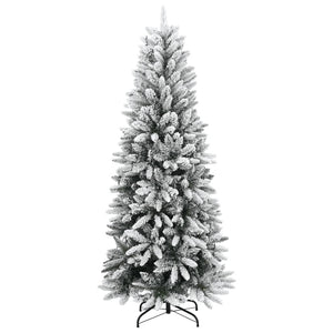 Künstlicher Weihnachtsbaum mit Schnee, 120cm, LED