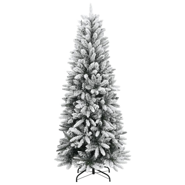 Künstlicher Weihnachtsbaum mit Schnee, 120cm, LED