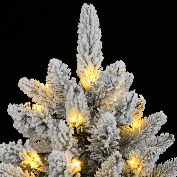 Künstlicher Weihnachtsbaum mit Schnee, 120cm, LED