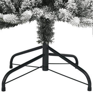 Künstlicher Weihnachtsbaum mit Schnee, 120cm, LED