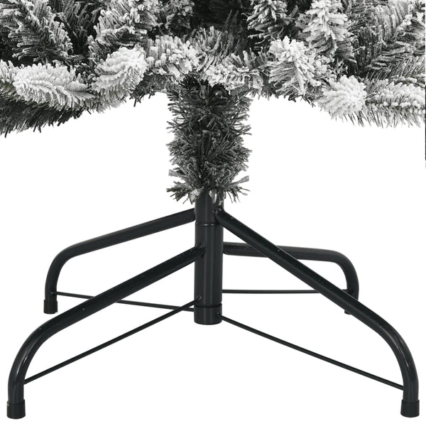 Künstlicher Weihnachtsbaum mit Schnee, 120cm, LED