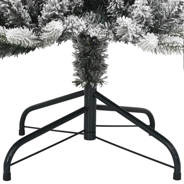 Künstlicher Weihnachtsbaum mit Schnee und LEDs, 150 cm