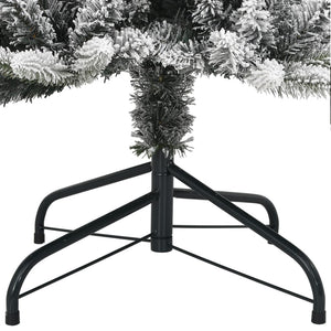 Künstlicher Weihnachtsbaum mit Schnee & LEDs, 180cm