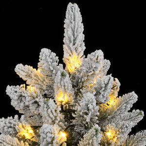 Künstlicher Weihnachtsbaum mit Schnee & 300 LEDs - 210cm