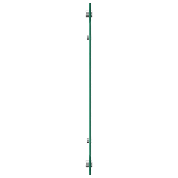 Küchenrückwand 2er Set Weiß Hartglas 70x50 cm