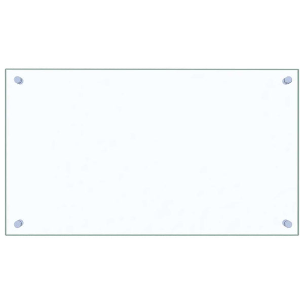 Küchenrückwand Hartglas Transparent 70x40cm 2er-Set