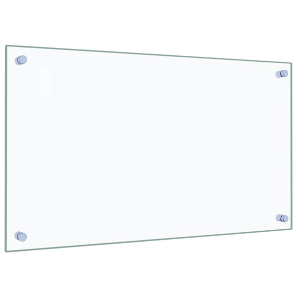 Küchenrückwand Hartglas Transparent 70x40cm 2er-Set