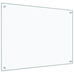 Küchenrückwand Hartglas Transparent 80x60cm 2er Set