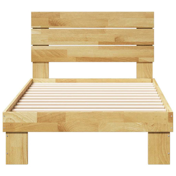 Massivholzbett Eiche 75x190 cm ohne Matratze