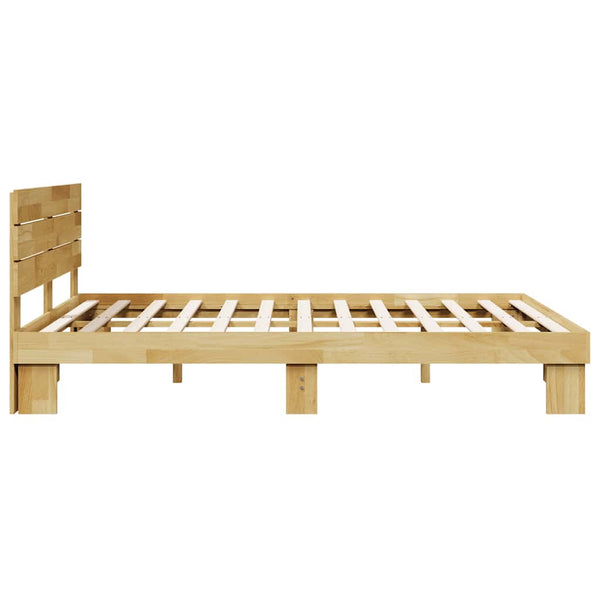 Massivholzbett Eiche 135x190 cm