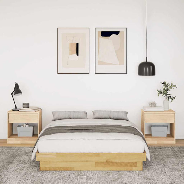 Massivholzbett Eiche 120x200 cm