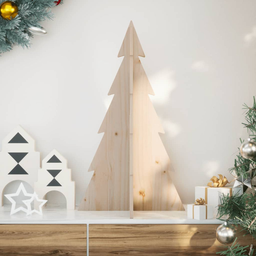 Holz Weihnachtsbaum zum Schmücken 80cm