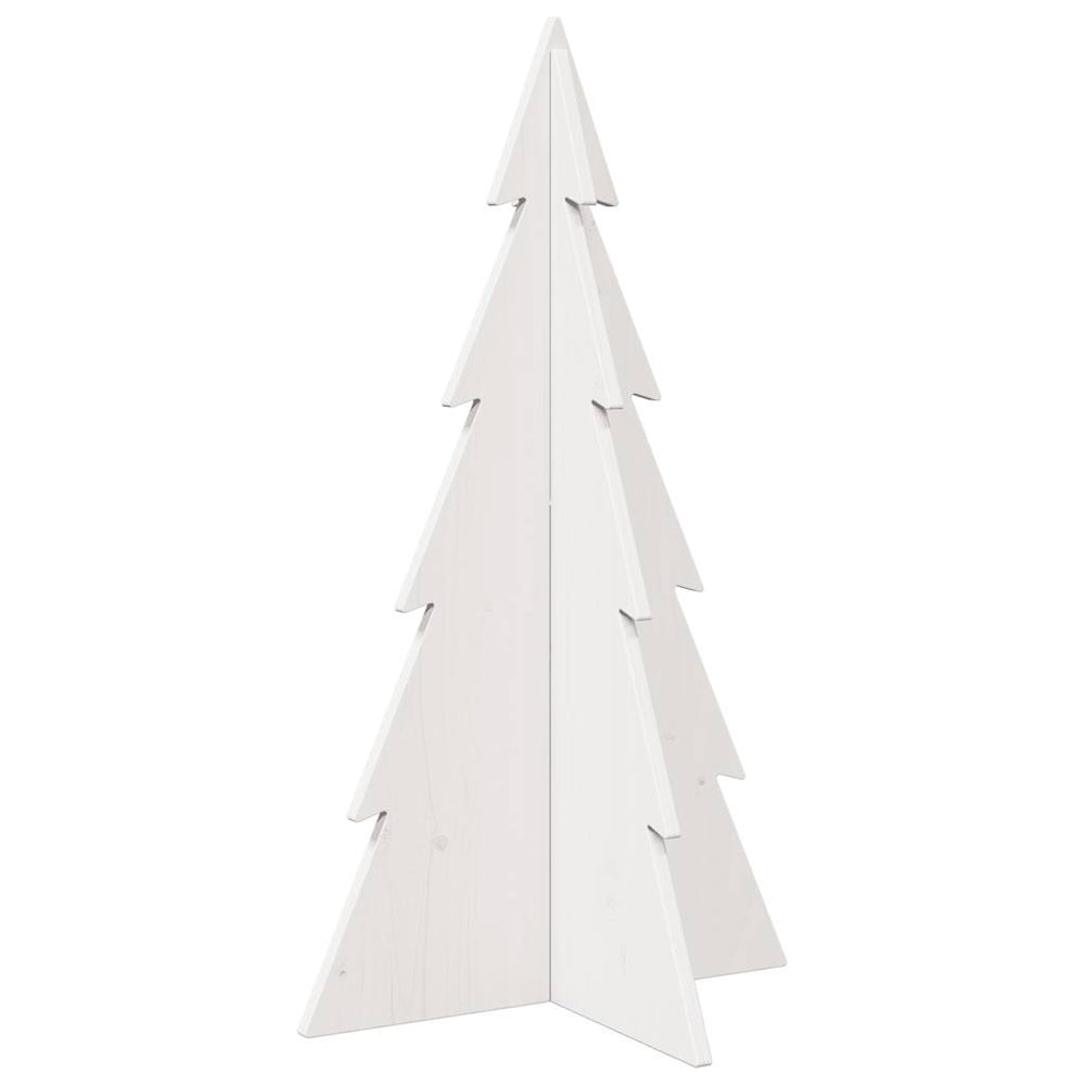 Weihnachtsbaum Weiß 80cm Kiefer zum Schmücken