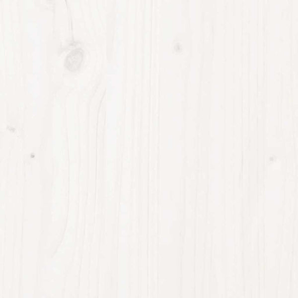 vidaXL Sapin de Noël à décorer Blanc 80 cm Bois de pin massif