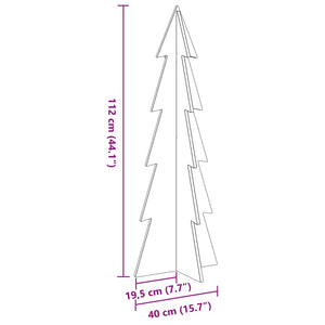 Holz Weihnachtsbaum zum Schmücken 112cm