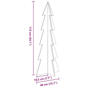 Weihnachtsbaum aus Holz zum Schmücken 112cm