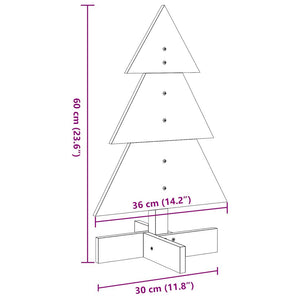 Weihnachtsbaum zum Schmücken, 60cm Kiefer