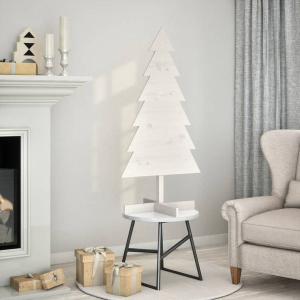 Weihnachtsbaum Weiß 120cm Kiefer zum Schmücken