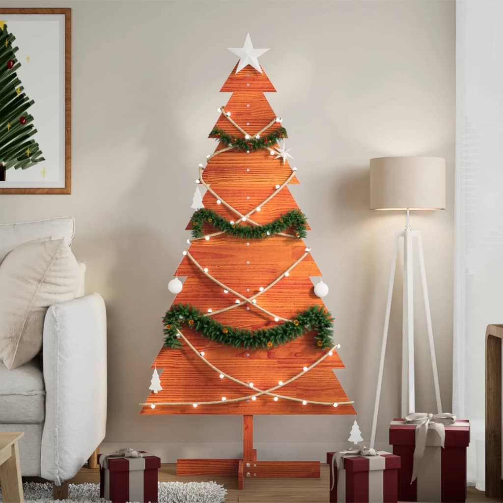 Weihnachtsbaum zum Schmücken, 150cm Kiefer Massivholz