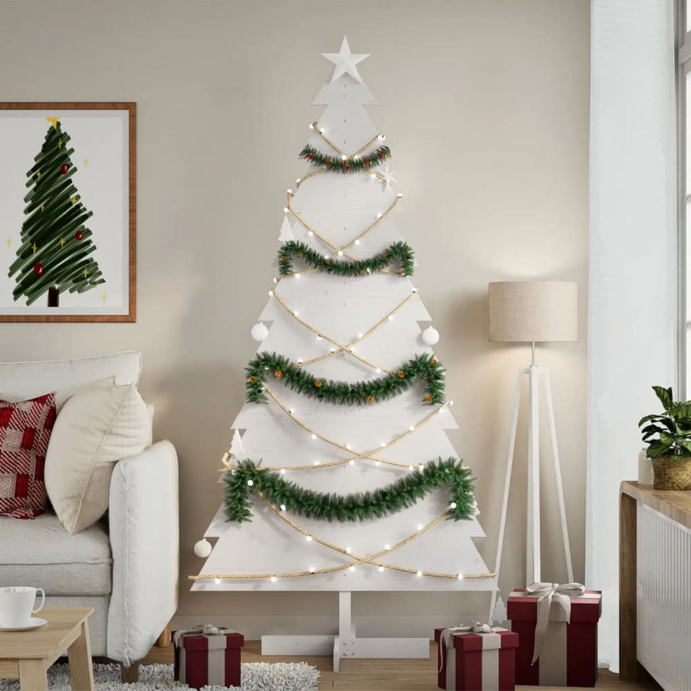 Weihnachtsbaum Weiß 180cm Kiefer zum Schmücken