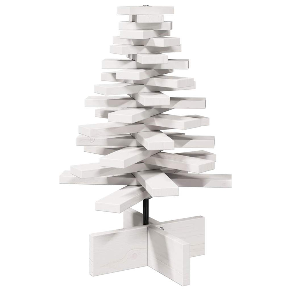 Weihnachtsbaum Weiß 60cm Kiefer Massivholz