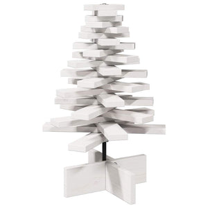 Weihnachtsbaum Weiß 60cm Kiefer Massivholz