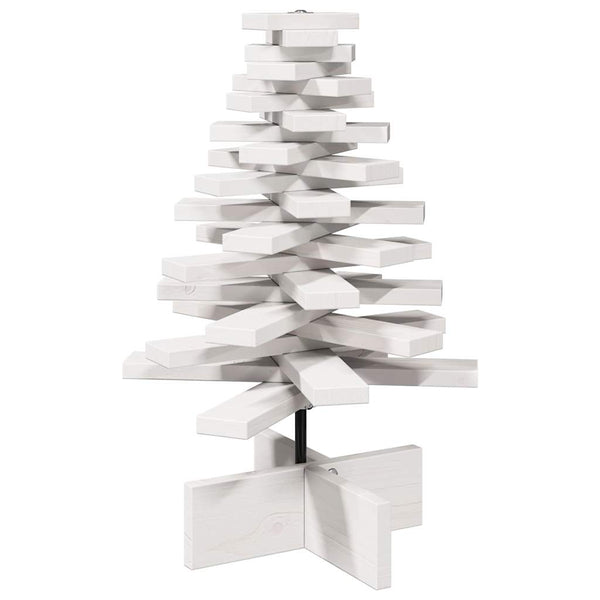 Weihnachtsbaum Weiß 60cm Kiefer Massivholz