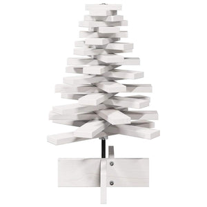 Weihnachtsbaum Weiß 60cm Kiefer Massivholz