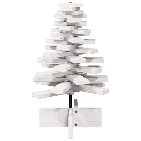 Weihnachtsbaum Weiß 60cm Kiefer Massivholz
