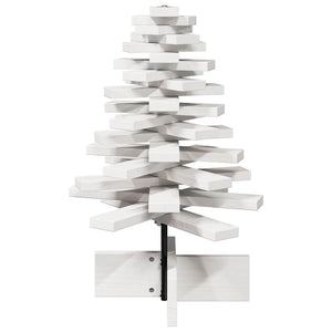 Weihnachtsbaum Weiß 60cm Kiefer Massivholz