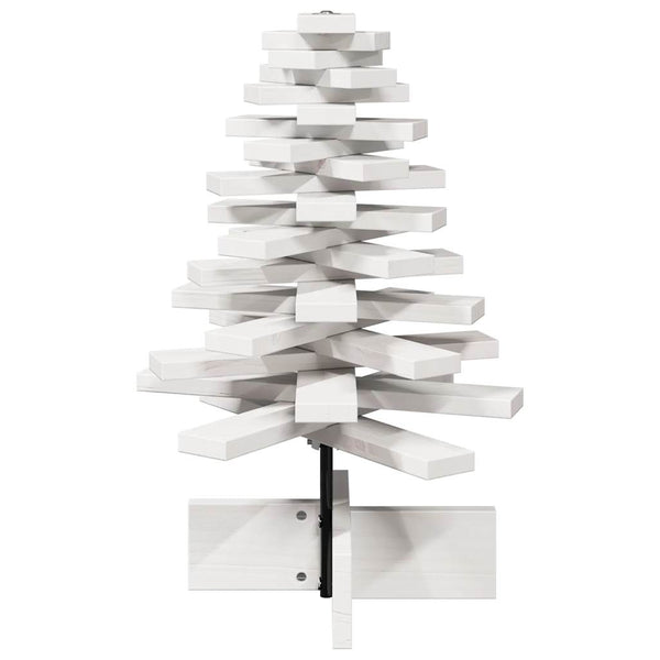 Weihnachtsbaum Weiß 60cm Kiefer Massivholz