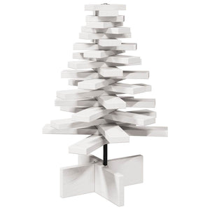 Weihnachtsbaum Weiß 60cm Kiefer Massivholz
