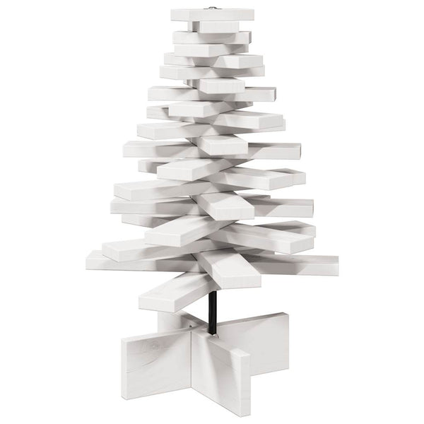 Weihnachtsbaum Weiß 60cm Kiefer Massivholz