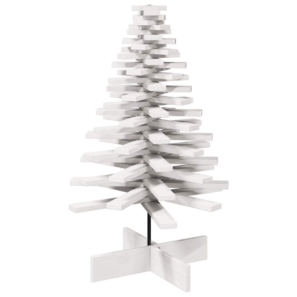 Weihnachtsbaum Weiß 100cm Kiefer Massivholz