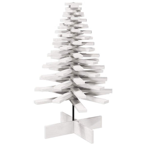 Weihnachtsbaum Weiß 100cm Kiefer Massivholz