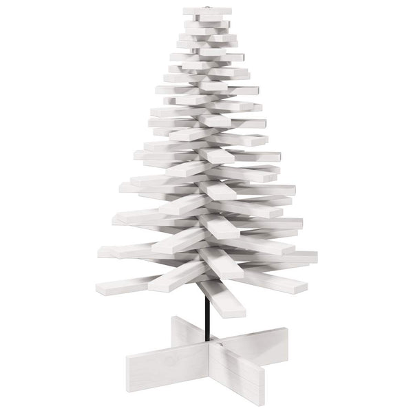 Weihnachtsbaum Weiß 100cm Kiefer Massivholz