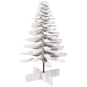 Weihnachtsbaum Weiß 100cm Kiefer Massivholz