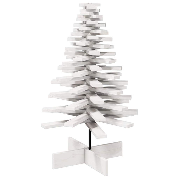 Weihnachtsbaum Weiß 100cm Kiefer Massivholz