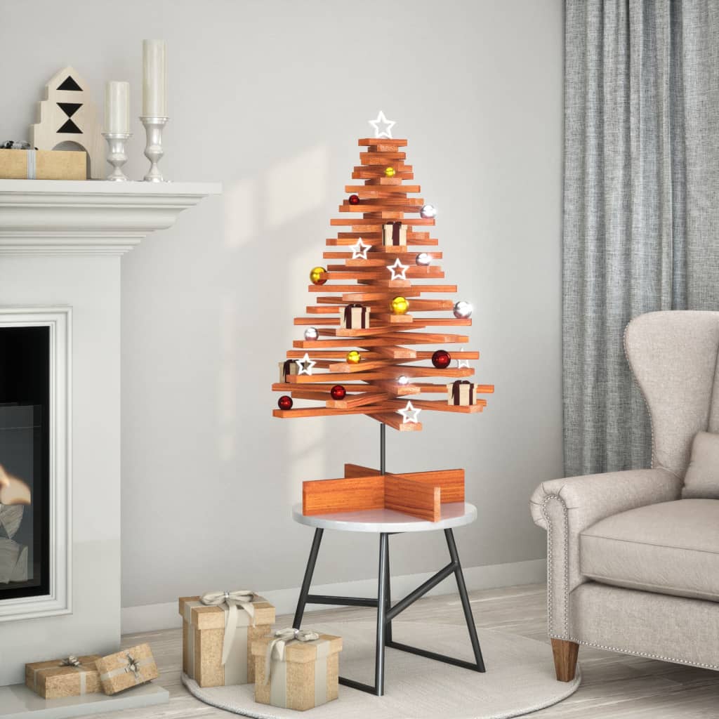 Weihnachtsbaum aus Holz zum Schmücken 100cm