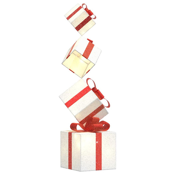 Weihnachtsdeko Geschenkbox mit 80 LEDs