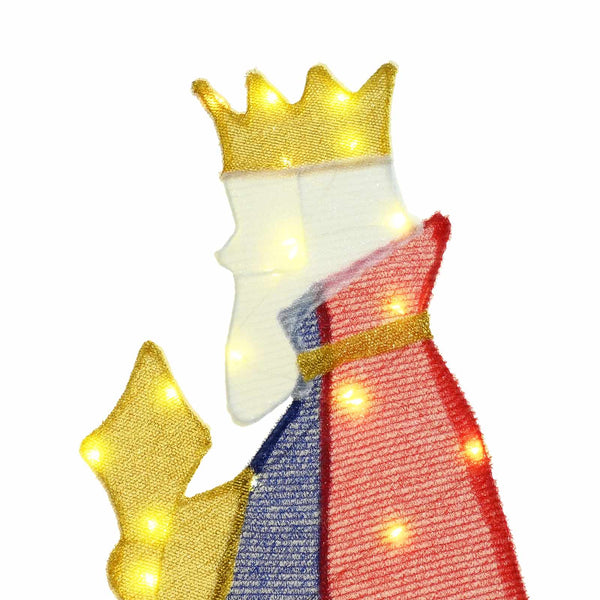 3 Heilige Könige Weihnachtsbeleuchtung Warmweiß 105 cm